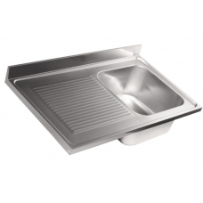 Chiuveta inox cu o cuva si picurator 100x60 cm