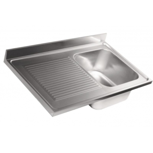 Chiuveta inox cu o cuva si picurator 120x60 cm