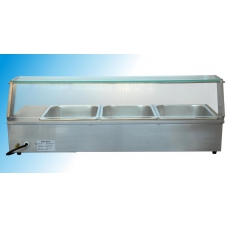 Bain Marie de banc - vitrina calda 862x365x330 mm