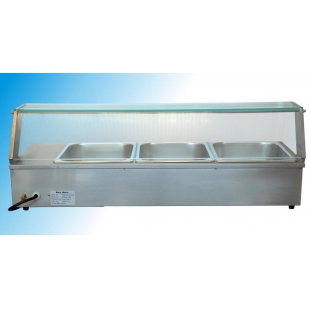 Bain Marie de banc - vitrina calda 862x365x330 mm